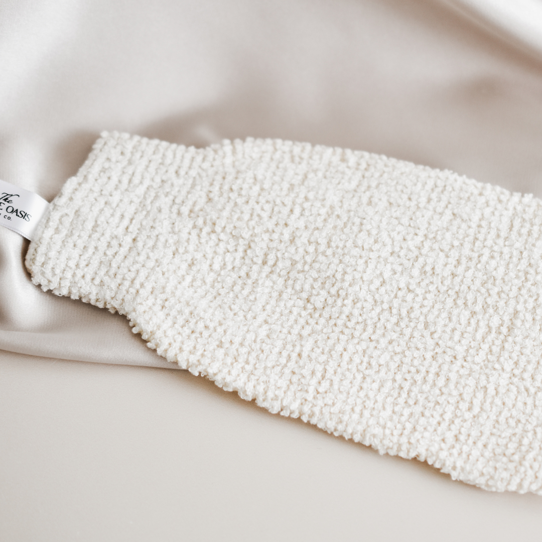 The Little Oasis Bath Co. | Exfoliating Linen Mitt
