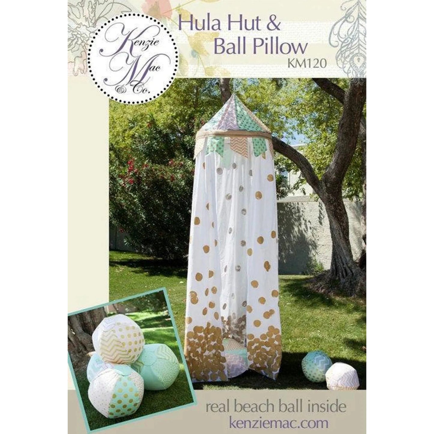 Hula Hut & Ball Pillow Pattern