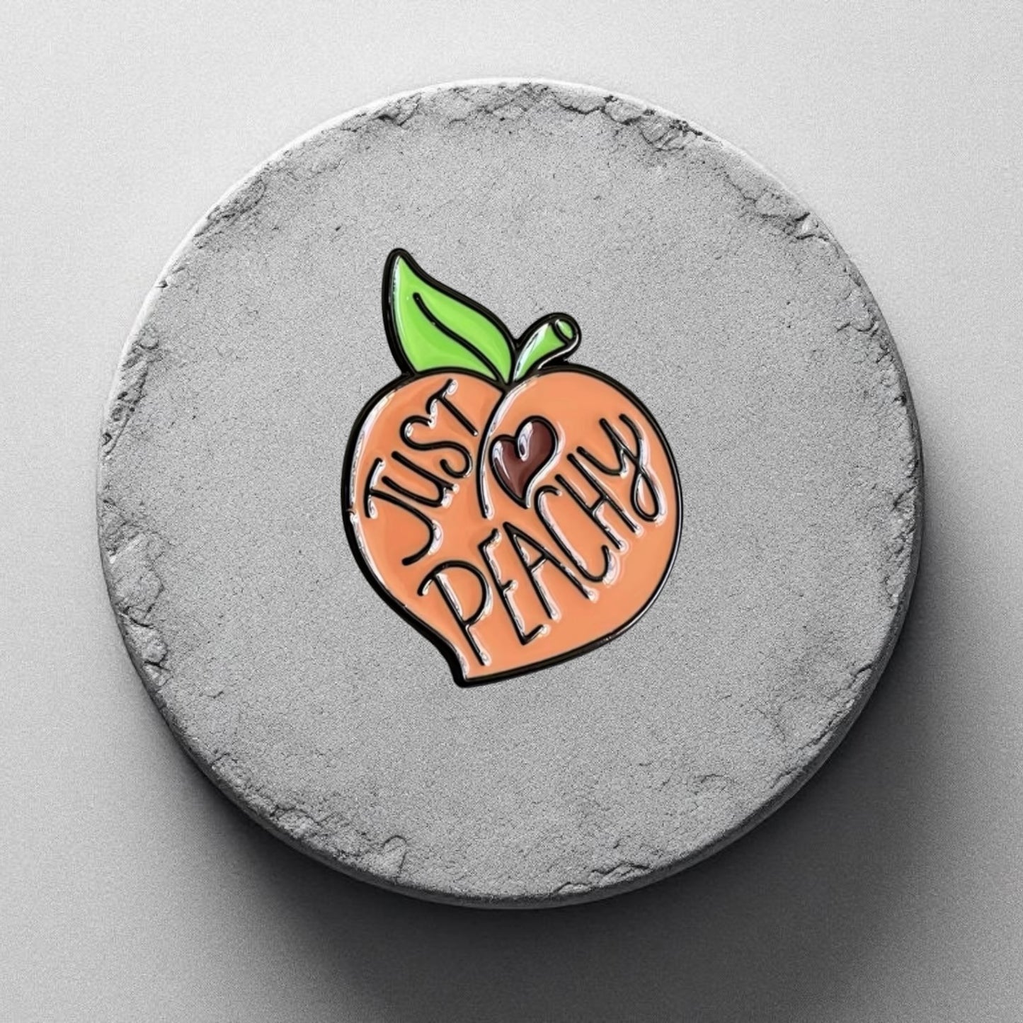 Just Peachy Enamel Pin