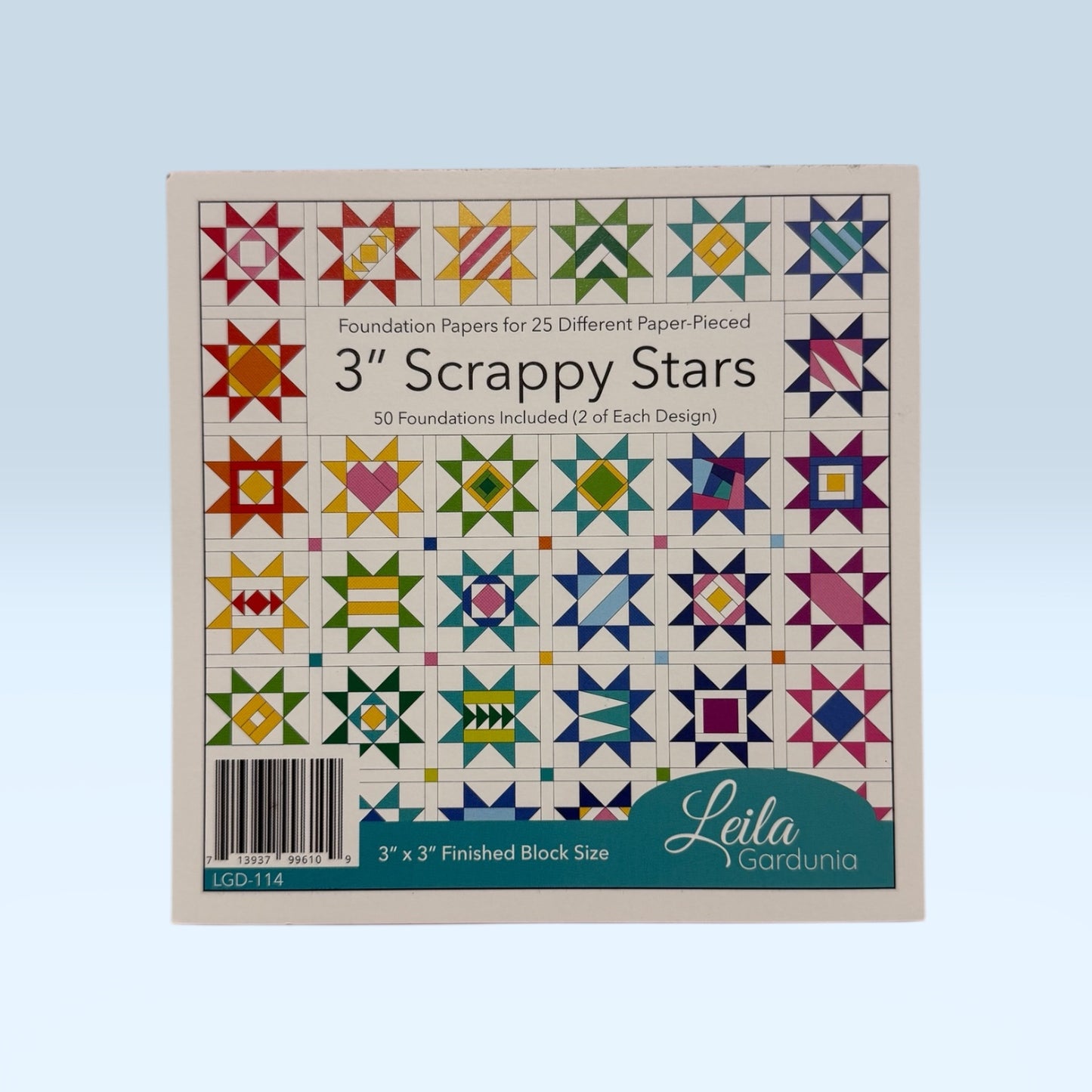 3 Inch Scrappy Stars Foundation Pad