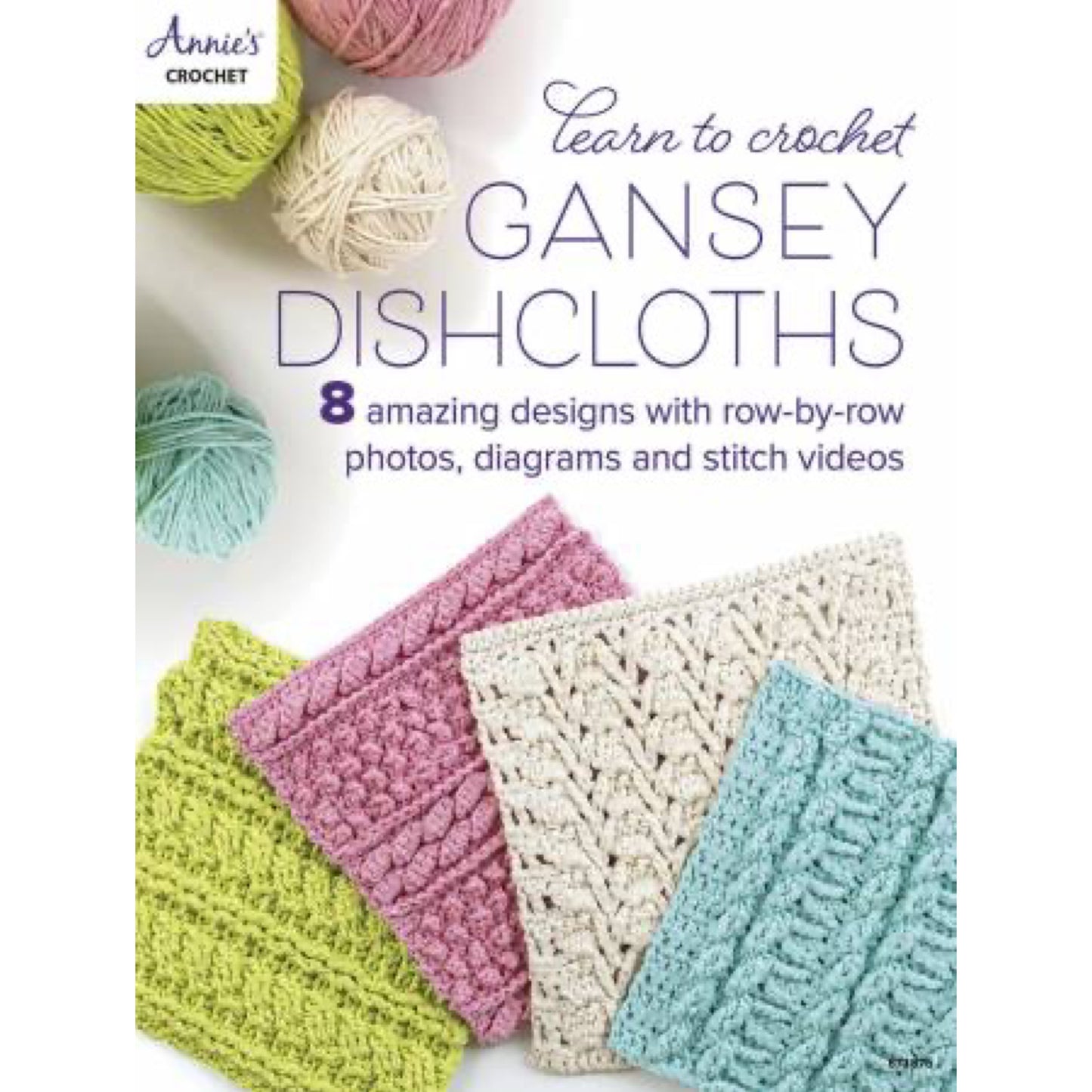 Learn to Crochet Gansey Dishclothes Book