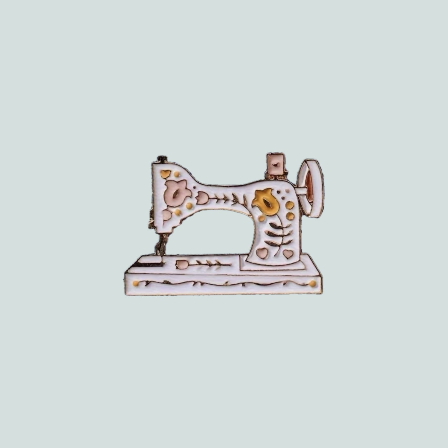 Blooming Stitches Enamel Pin