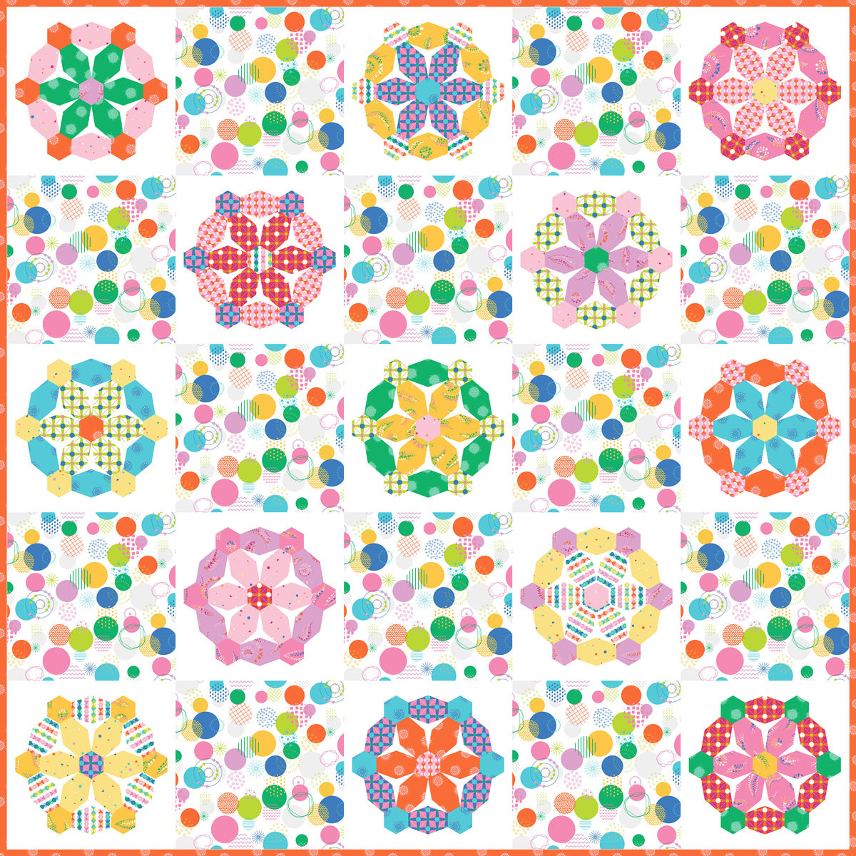 Bubbles Quilt Pattern