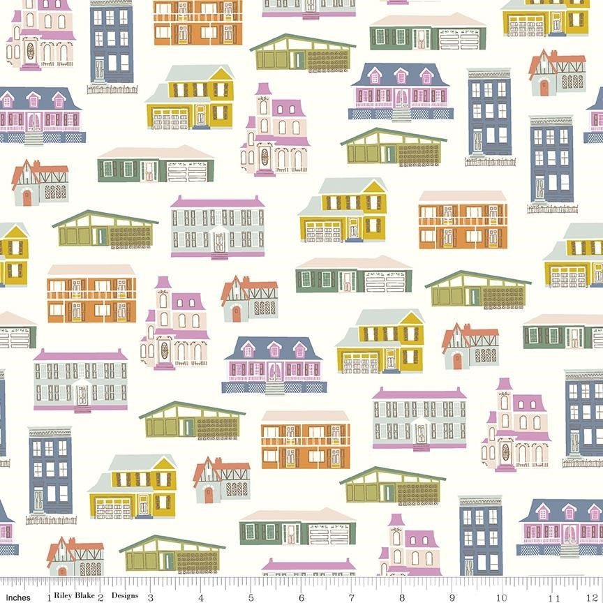 Community Houses Cream 9m Bolt