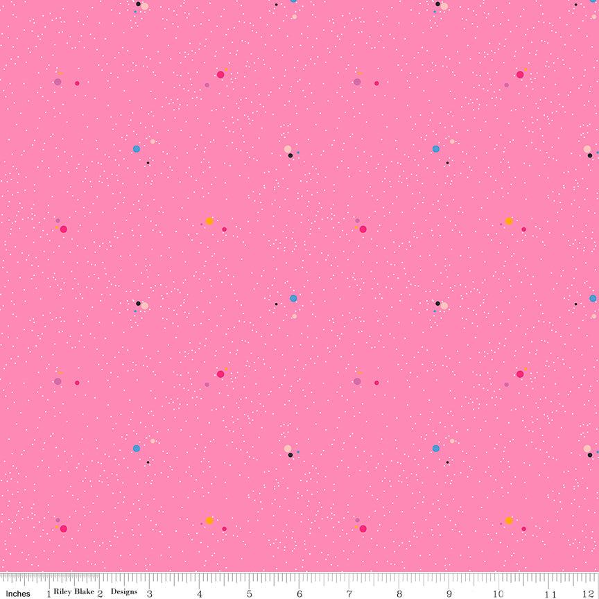 Colour Wall Dots Pink