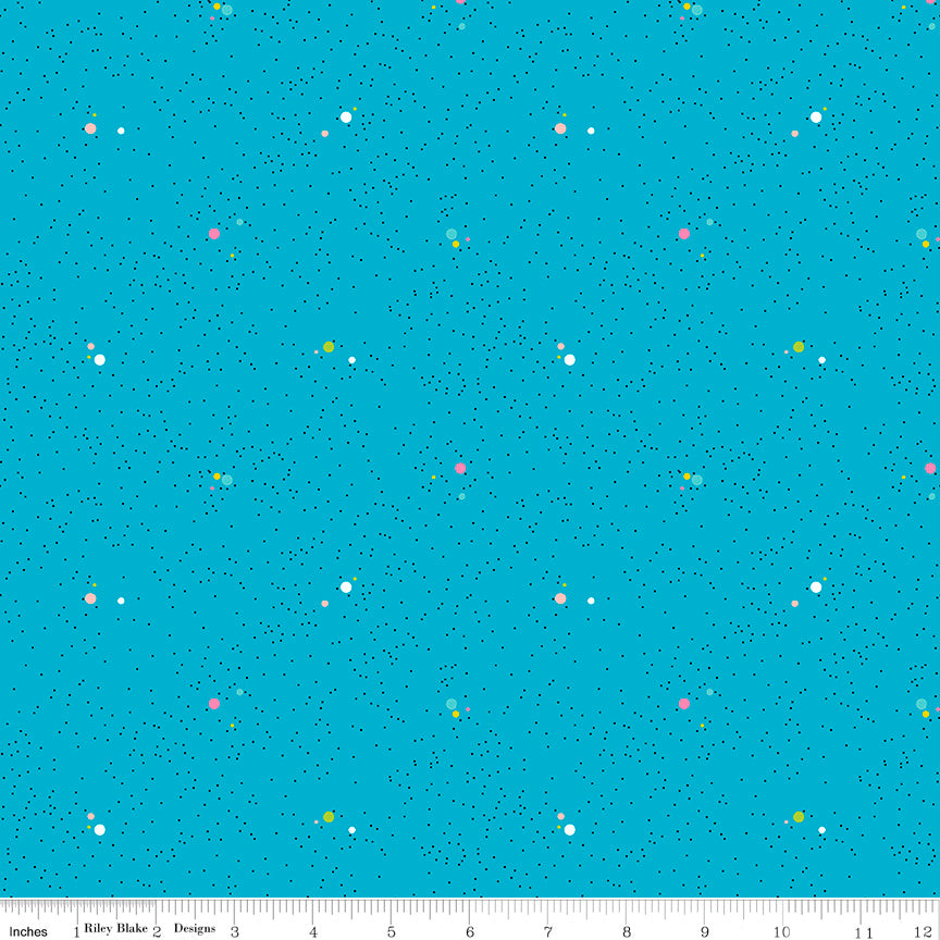 Colour Wall Dots Turquoise