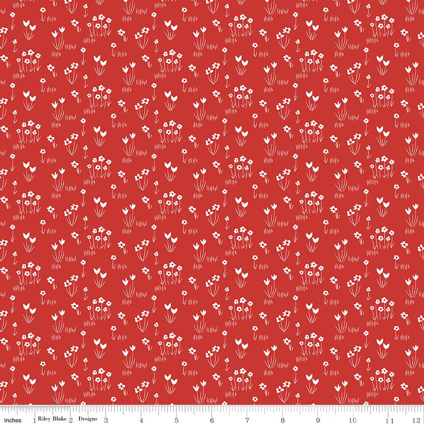 Red Hot Flower Garden Red