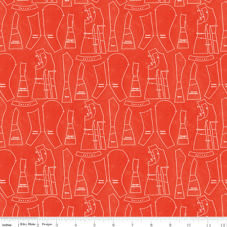 Red Hot Patterns Red 9m Bolt