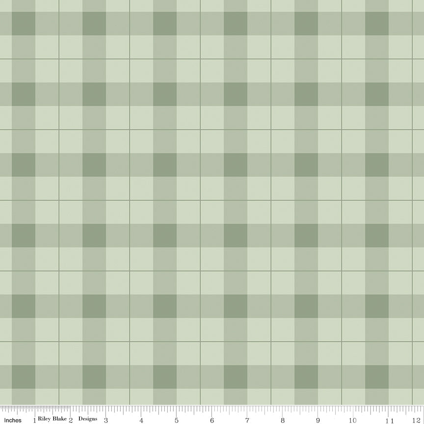Gingham Fields Plaid Pistachio