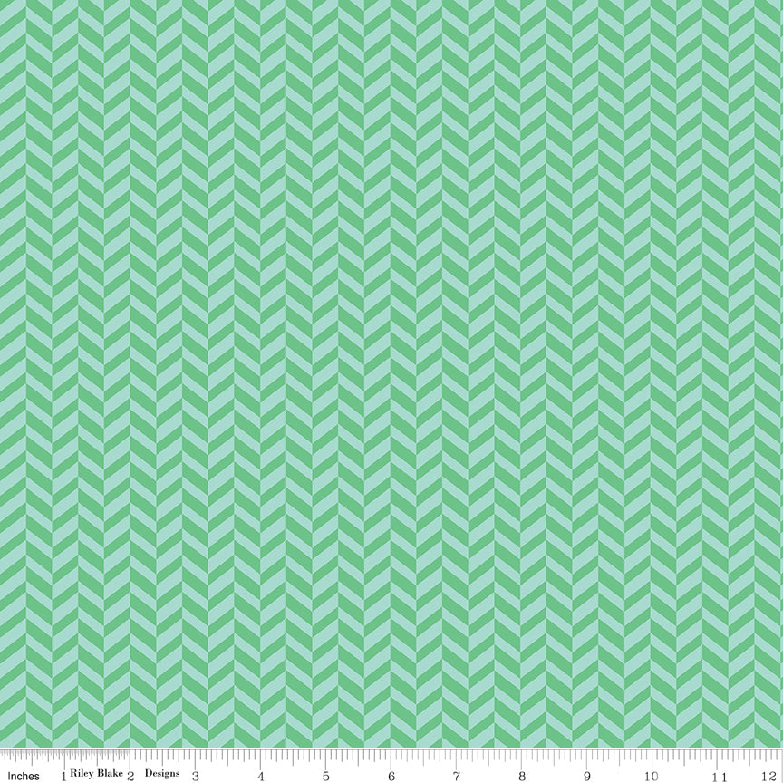 Effervescence Herringbone Spearmint