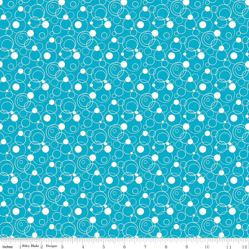 Effervescence Circles Turquoise