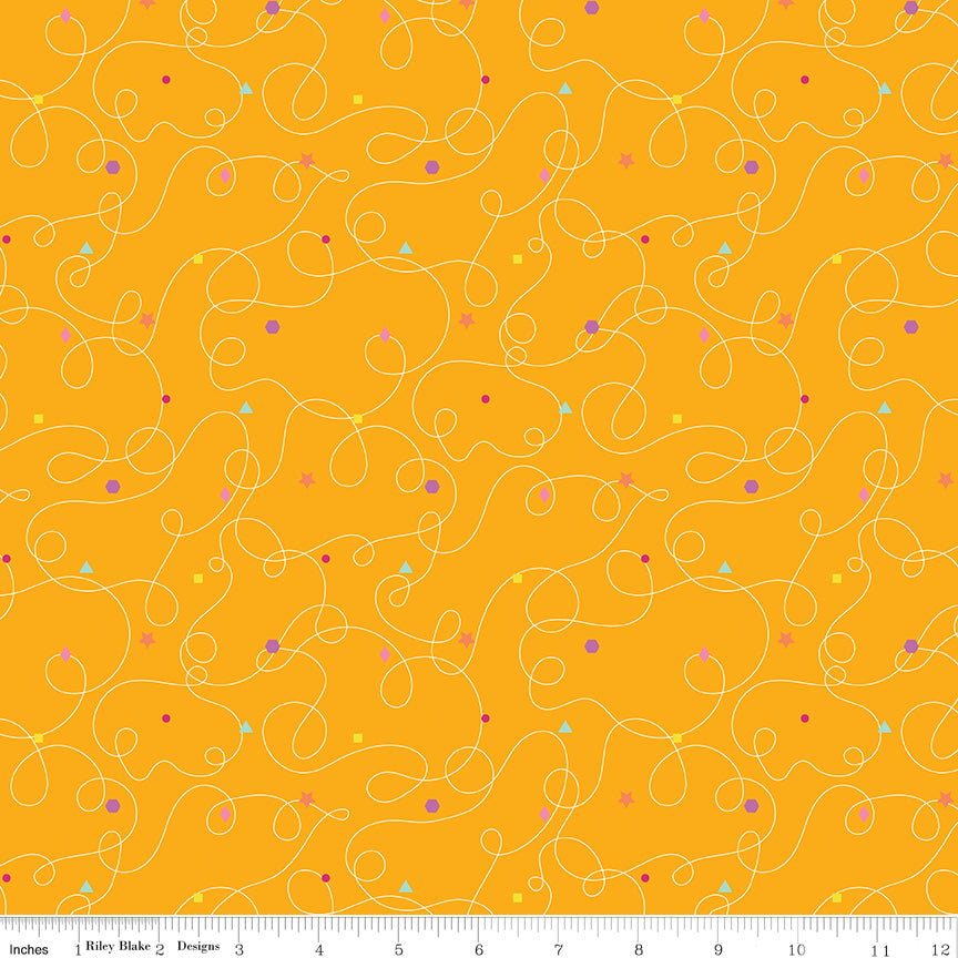 Effervescence Squiggles Gold