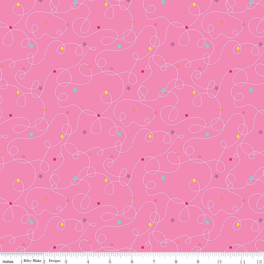Effervescence Squiggles Pink
