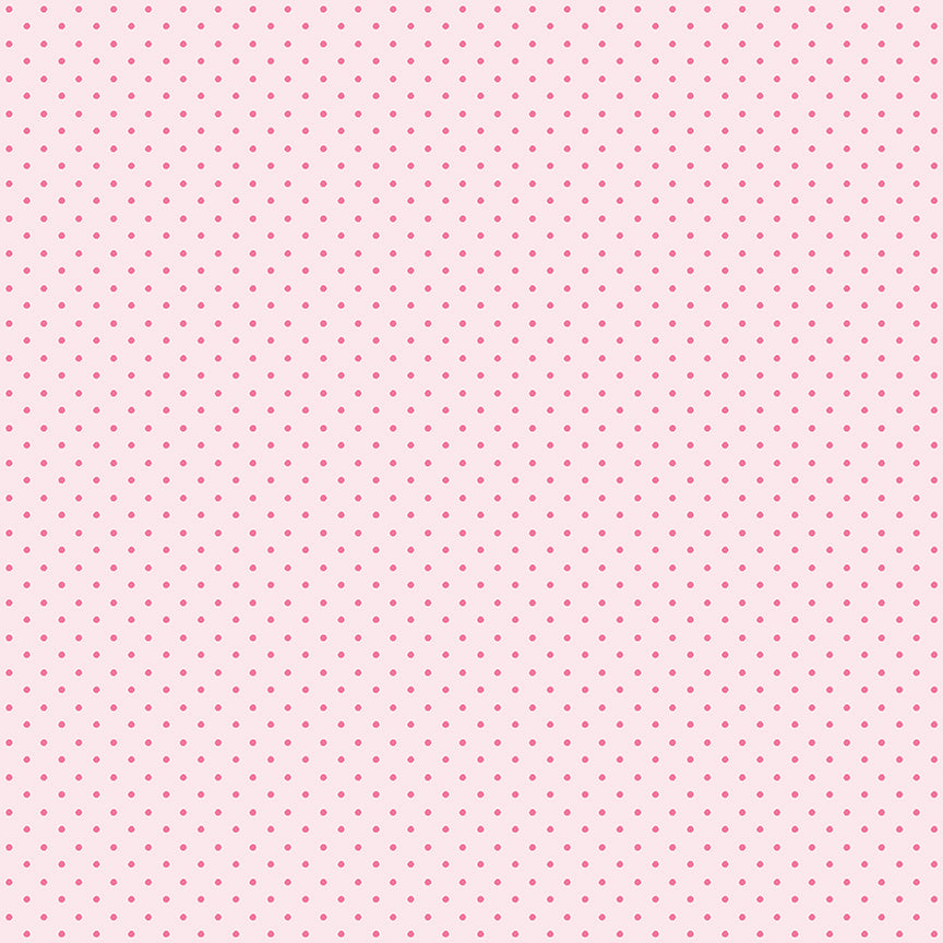 Picnic Florals Dots Carnation