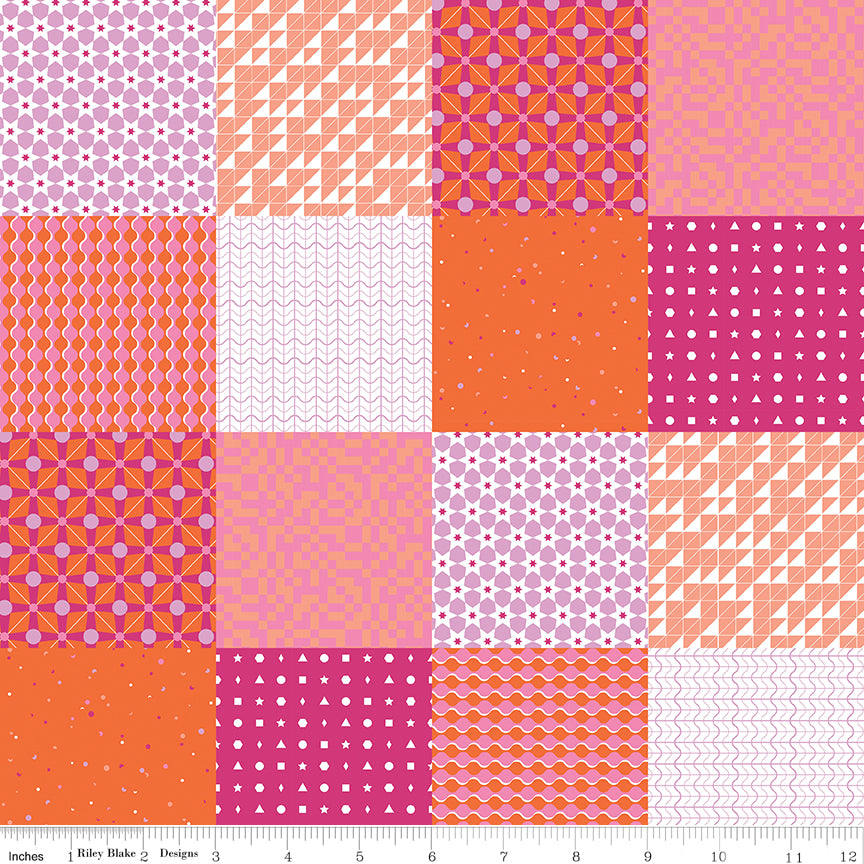 Celebrate Patchwork Magenta