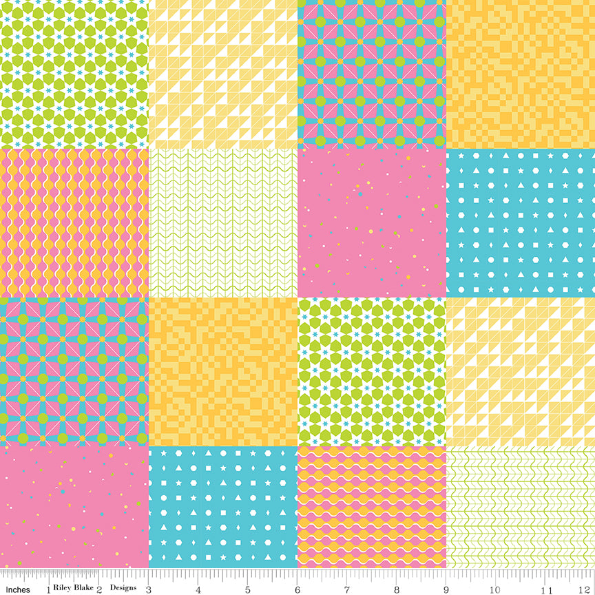 Celebrate Patchwork Yellow