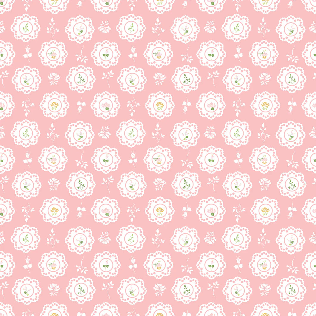 Summer Skies & Fireflies Doilies Pink