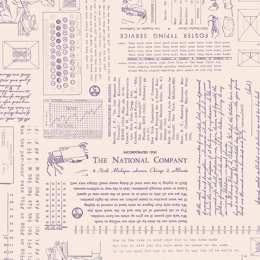 Type-ography Background Plum