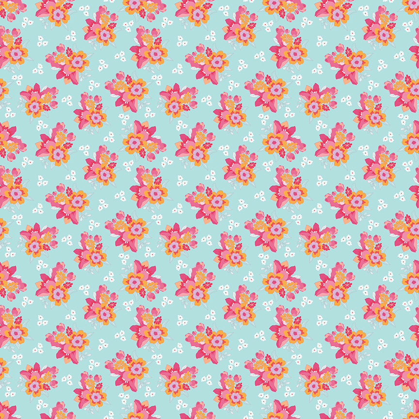 Flourish Bouquet Aqua