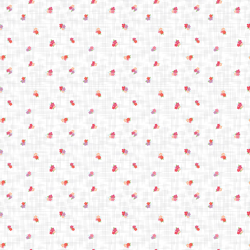 Flourish Ditsy Hot Pink