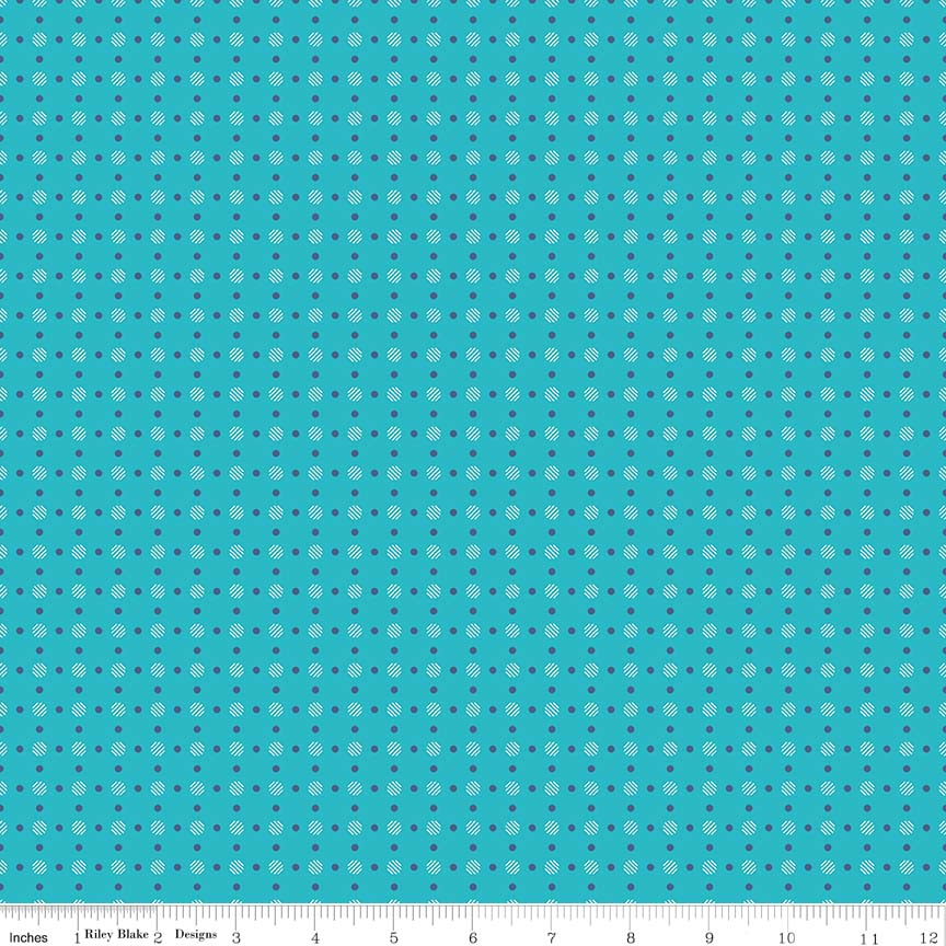 Bee Basics Polka Dot Turquoise