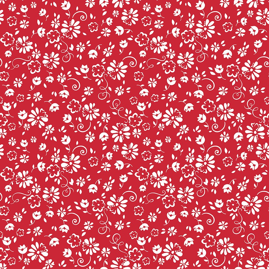 So Ruby Floral Red
