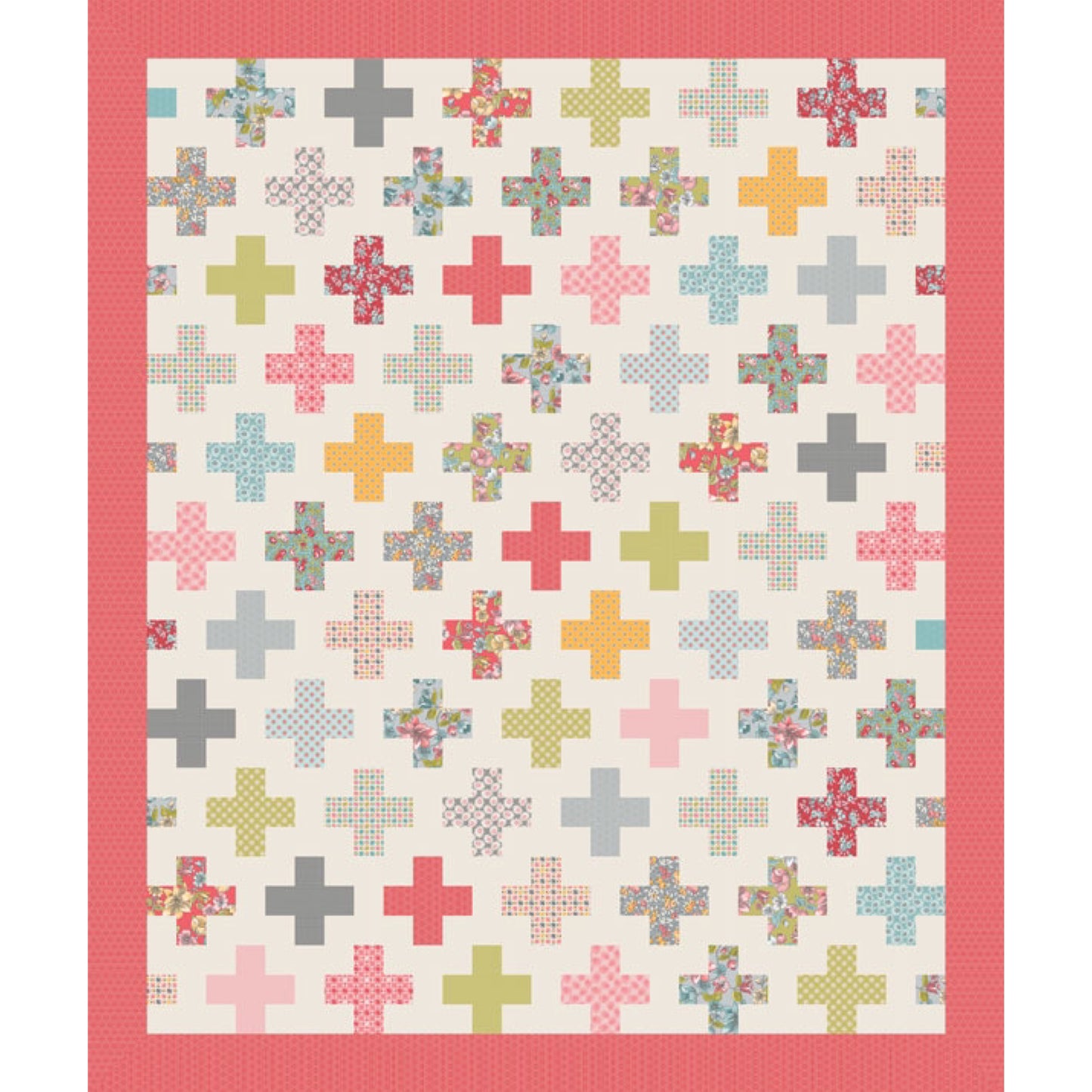 Blüten-Quiltmuster