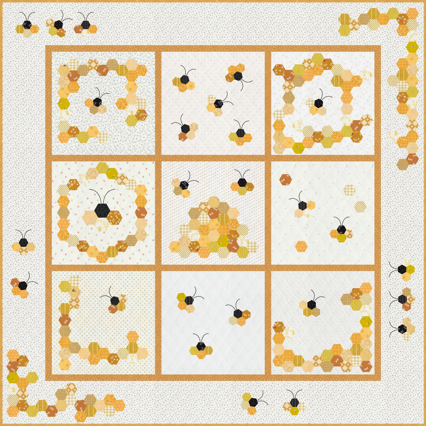 Honey to the Bee Quilt Pattern