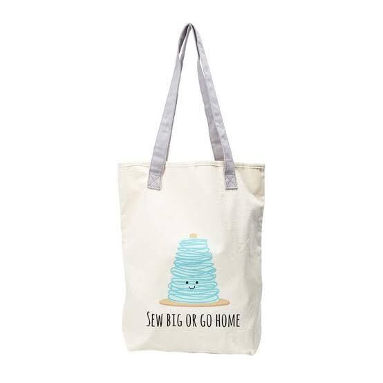 Sew Chatty Canvas Tote