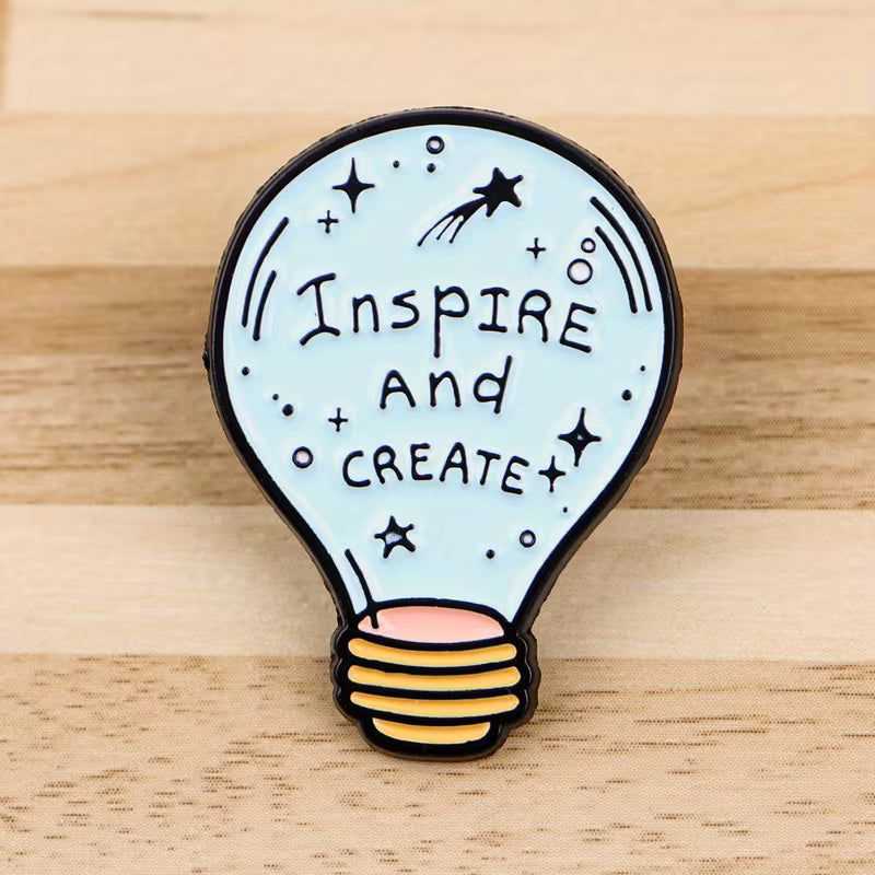 Inspire & Create Enamel Pin
