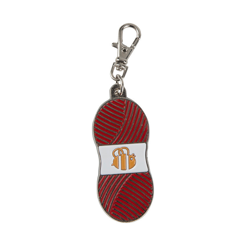 Lori Holt Enamel Charm - Chunky Thread Red