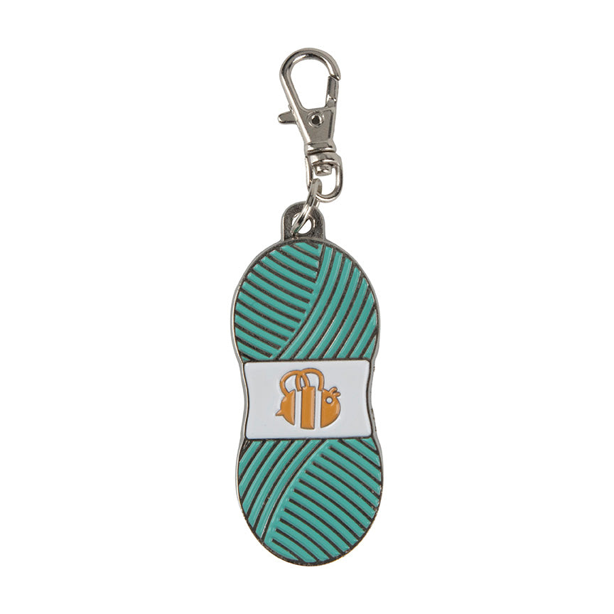 Lori Holt Enamel Charm - Chunky Thread Sea Glass