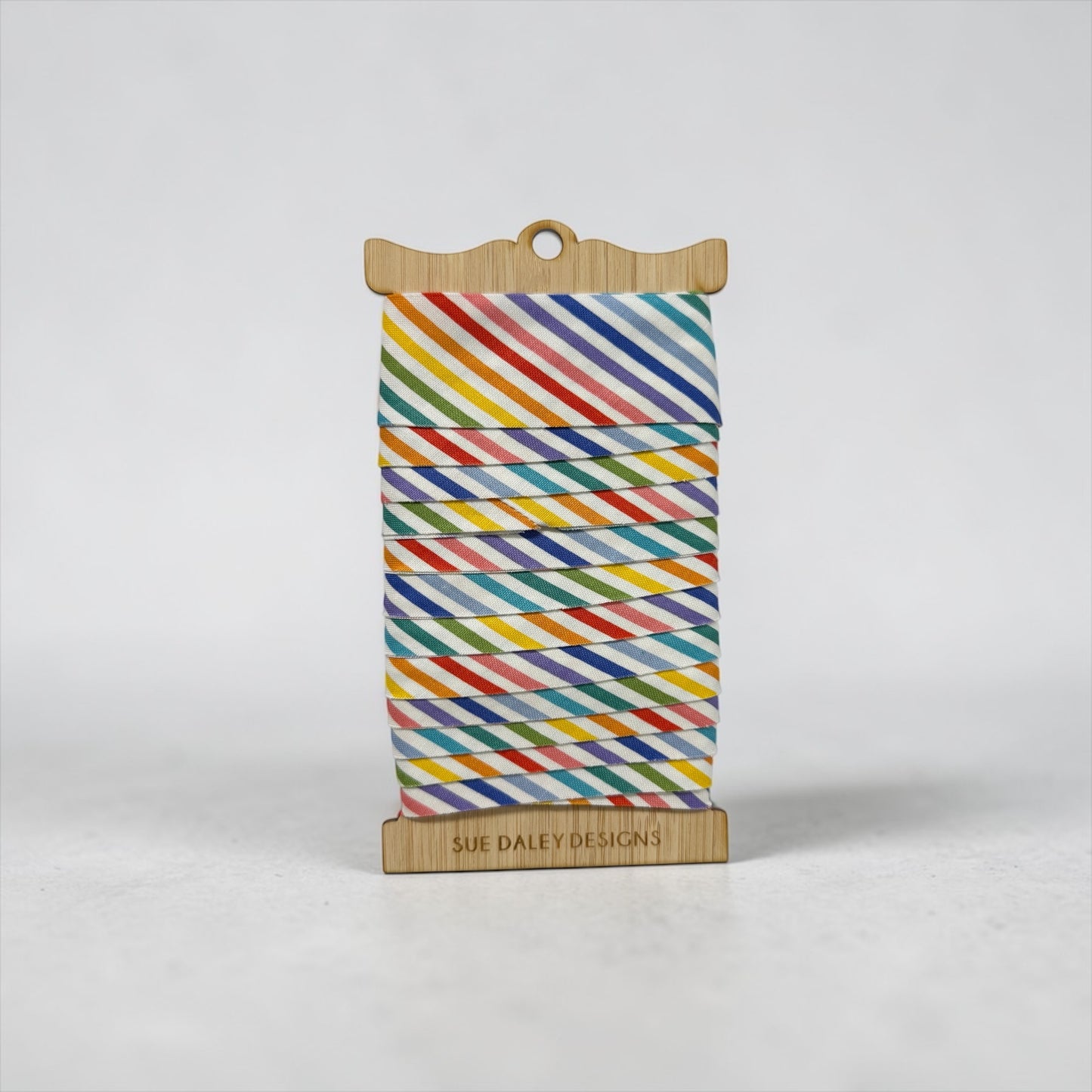 Single Fold Quilt Binding 1/8" Stripe | Rainbow
