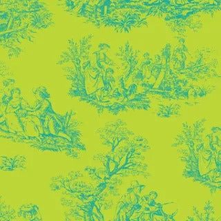 Miscellany Toile Lime/Green