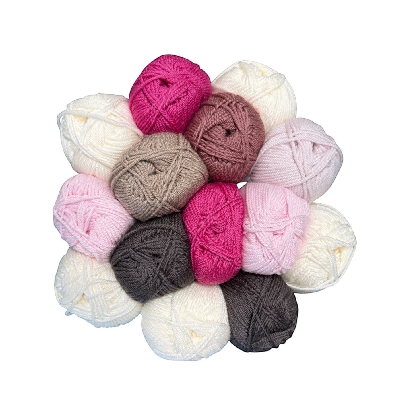 Blushing Stone Wool Yarn set