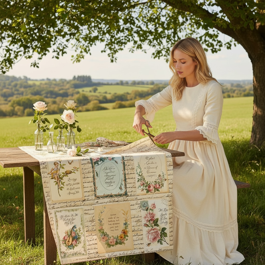 Rose & Violets Bouquet Des Fleurs Rose Garden Panel