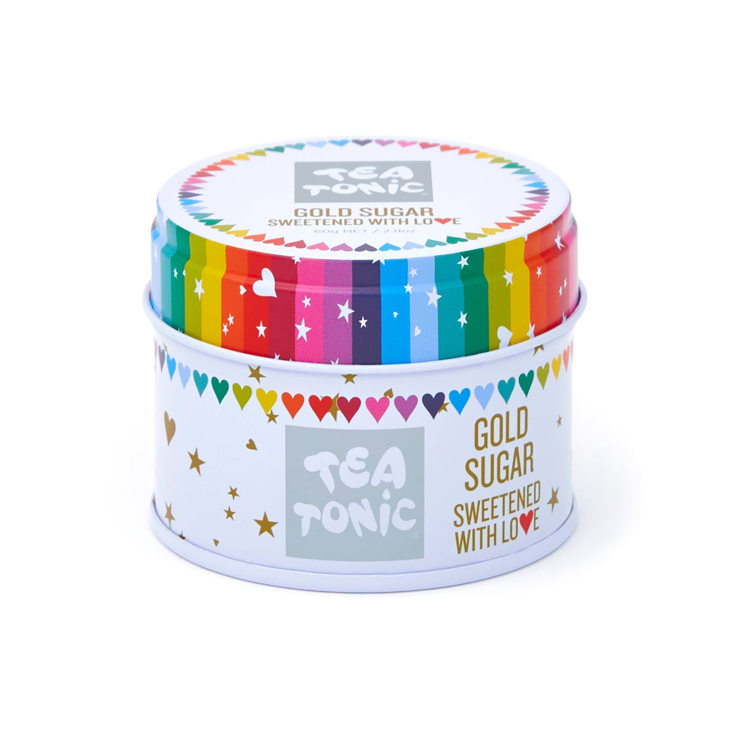 Tea Tonic | Gold Sugar With Hearts