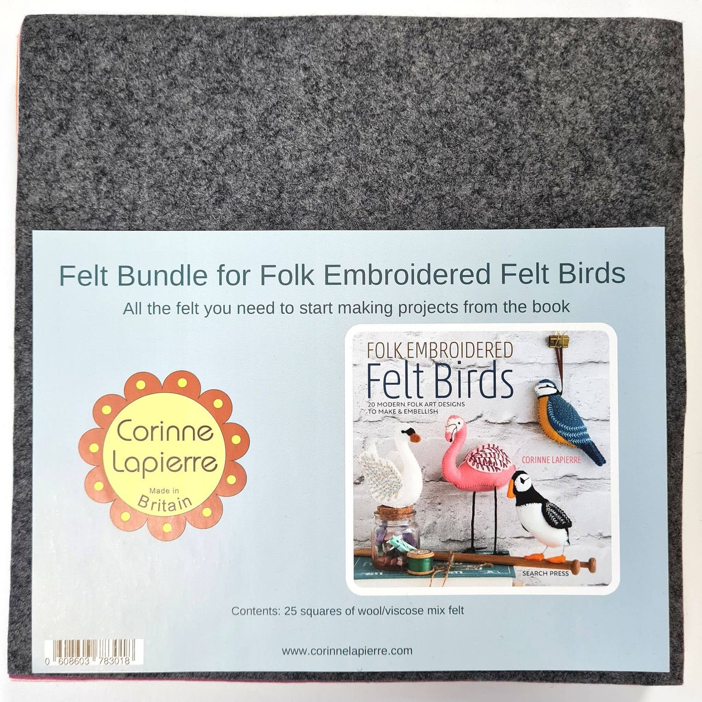 Embroidered Birds Book & Felt Bundle *PRE-ORDER*