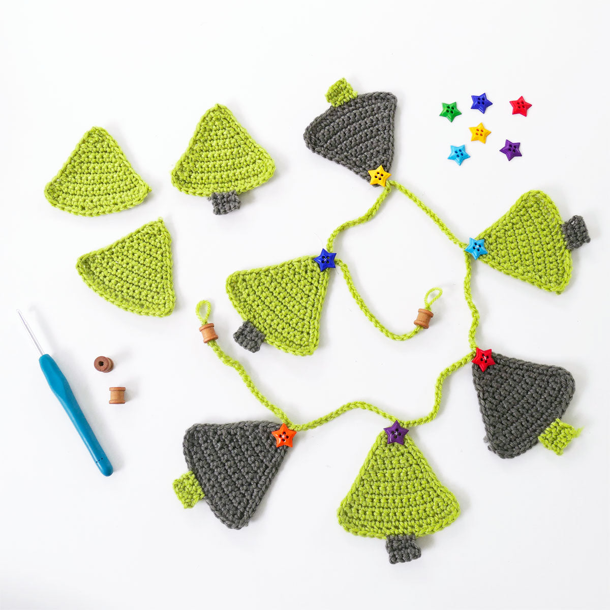 Crochet Christmas Garland Kit