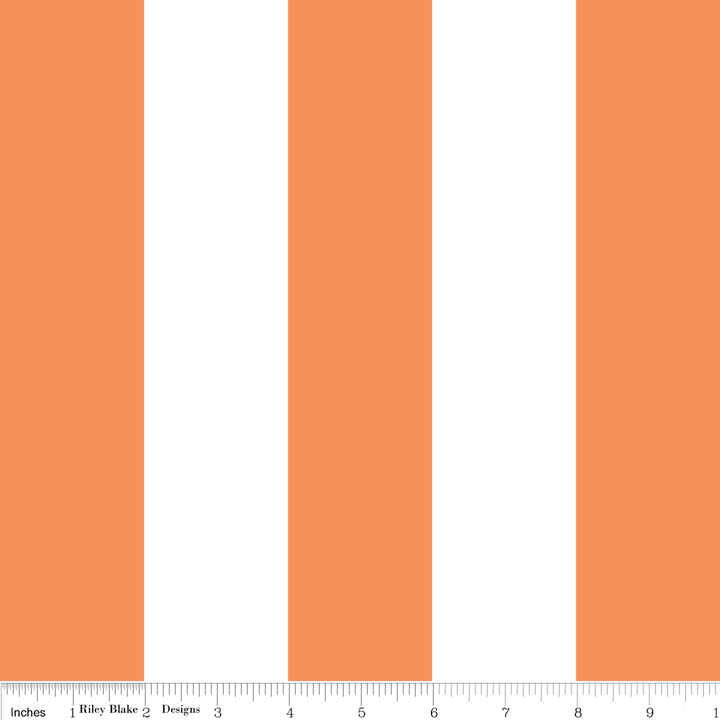 2" Stripe Orange 9m Bolt