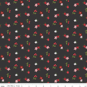 Holly Holiday Ditzy Charcoal