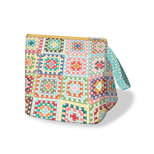 Happy Crochet Bags Home Décor Panel