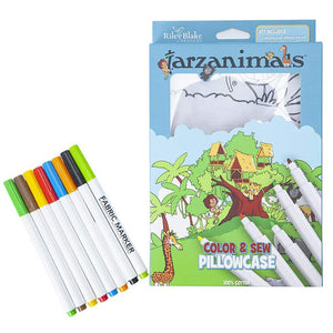 Tarzanimals™ Colour Me Pillowcase Kit