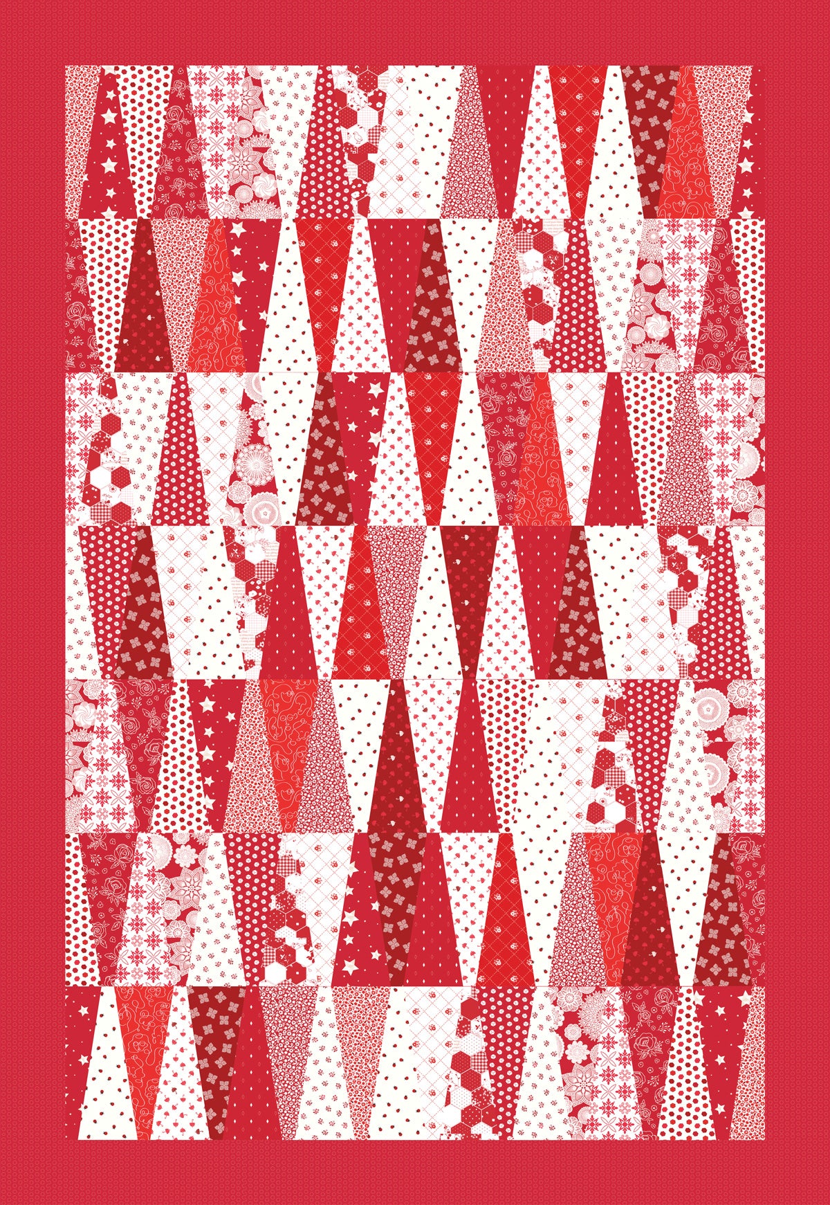 Wedge to Wedge Quilt Pattern & Template