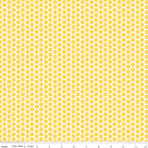 Honeycomb Dot Reversed Yellow