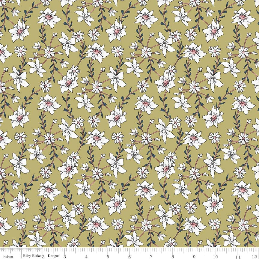 Sweet Stems Vines Green