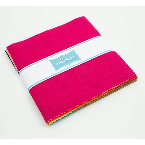 Baumwoll-Einzelstoffe, dunkel, 10 Zoll Stapler