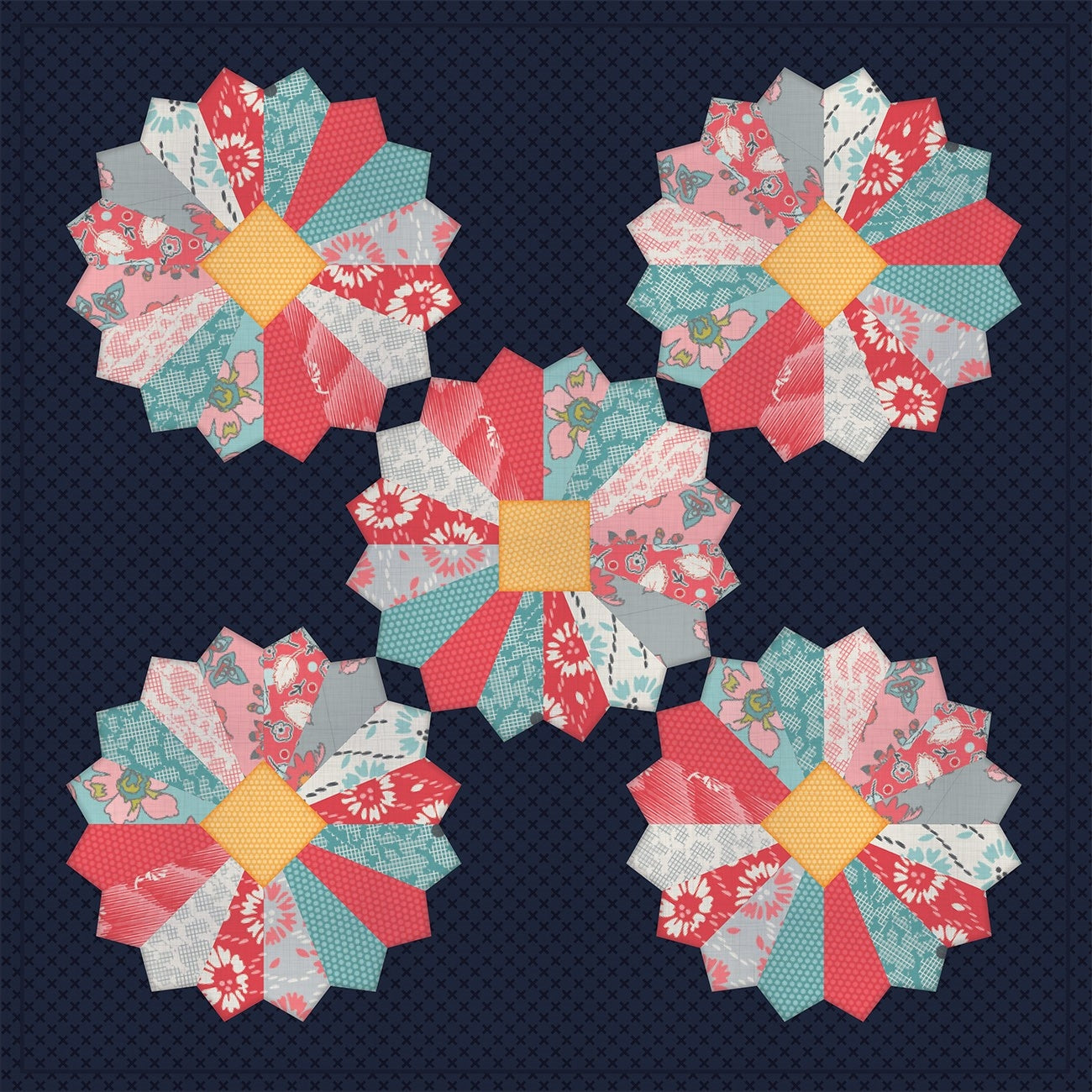 Daisy Chain Mini Quilt