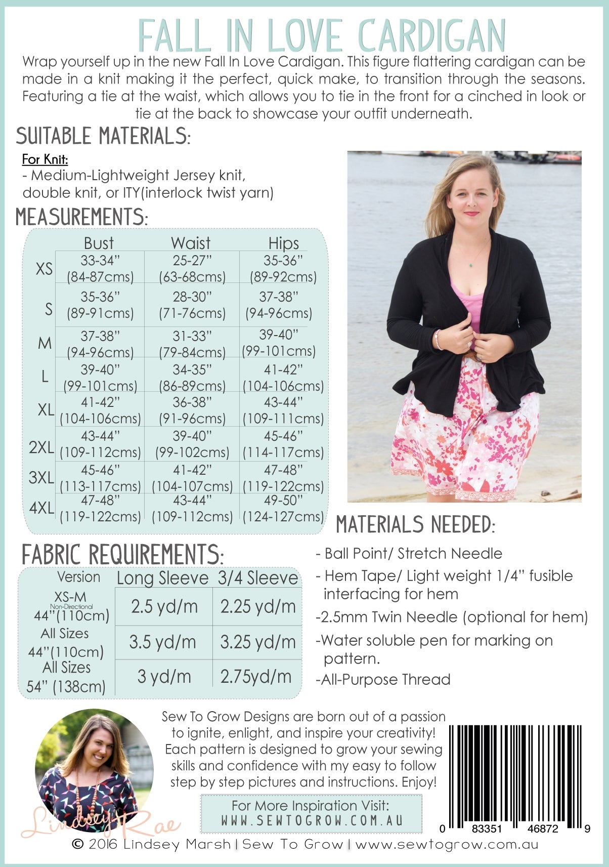 Fall in Love Cardigan Pattern