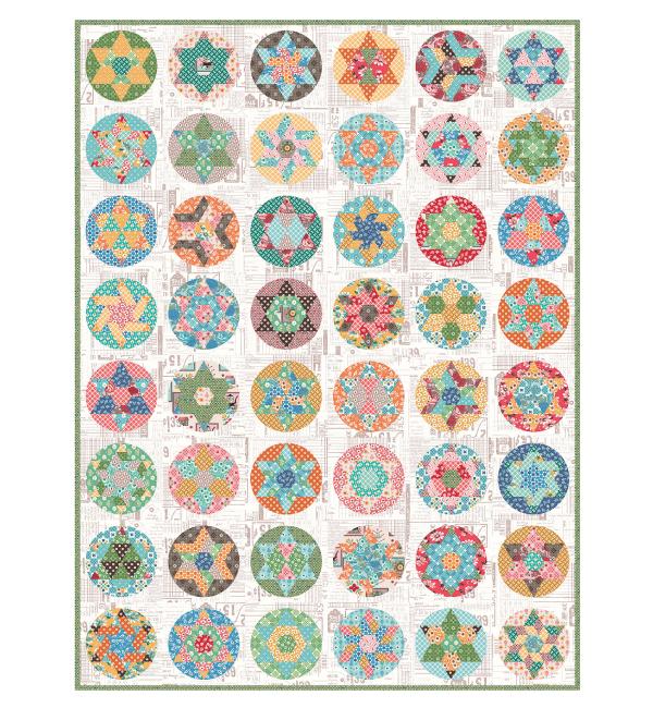 Round We Go Quilt-Muster als PDF-Download